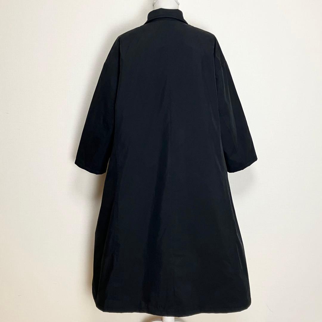 BEARDSLEY ビアズリー　シンプルビッグコート　ブラック　サイズ1