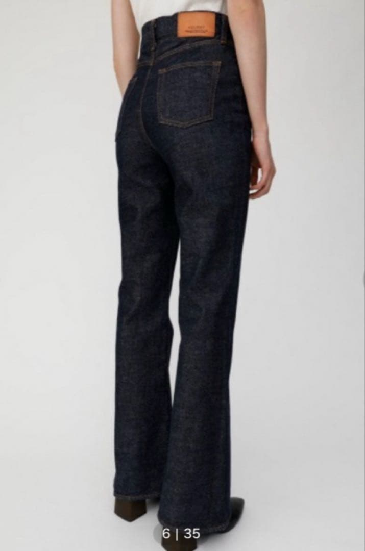 パンツ moussy MVS flare one wash 27inch