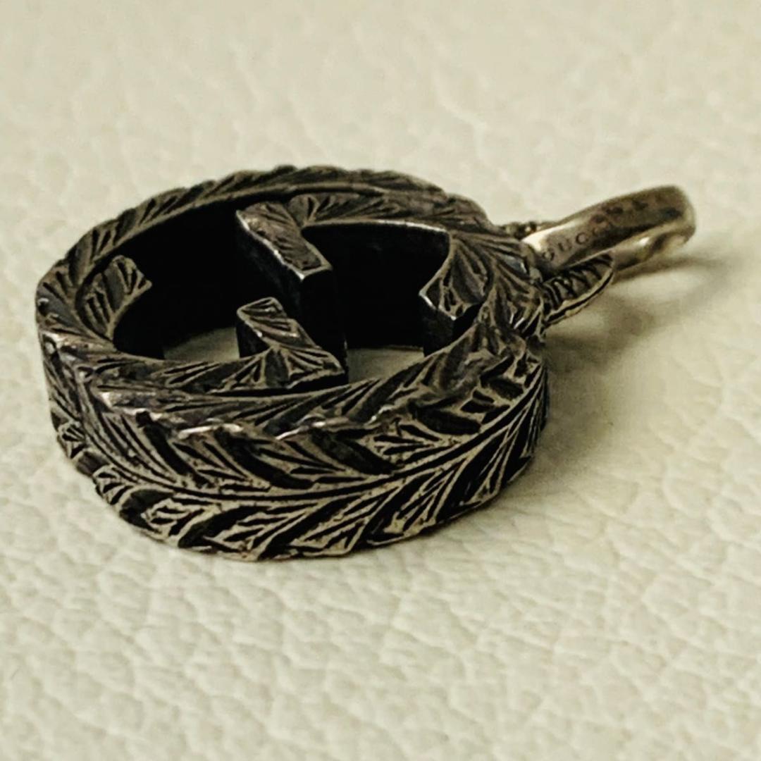 グッチ インターロッキング ネックレス 燻し グッチ 925 silver