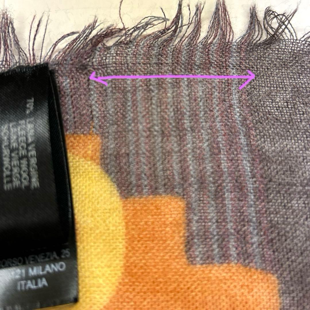【Vivienne Westwood 】大判ストール イタリア製 シルク　訳あり