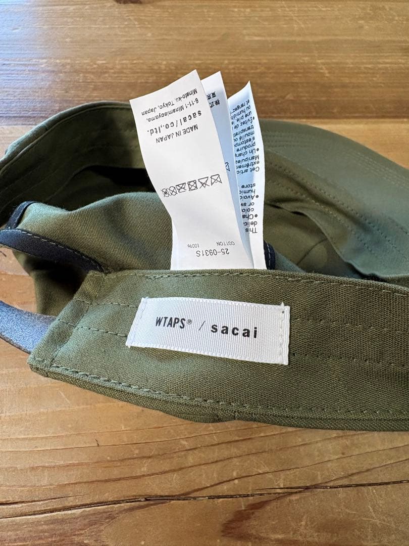 t*b様 WTAPS x sacai 25SS Cotton Back Sati