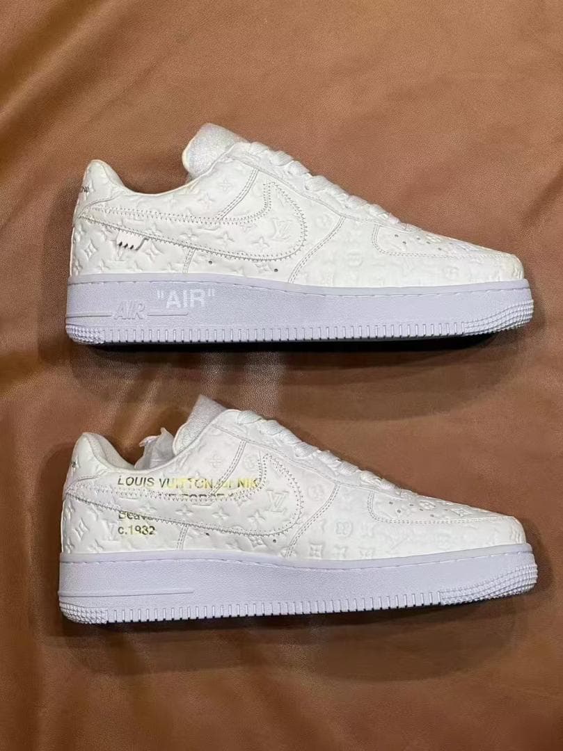 LOUIS VUITTON × NIKE AIR FORCE 1 白 27cm