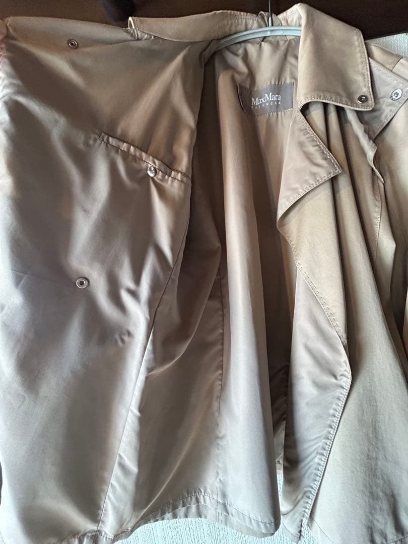 MaxMara ベージュ トレンチコート　ショートコート