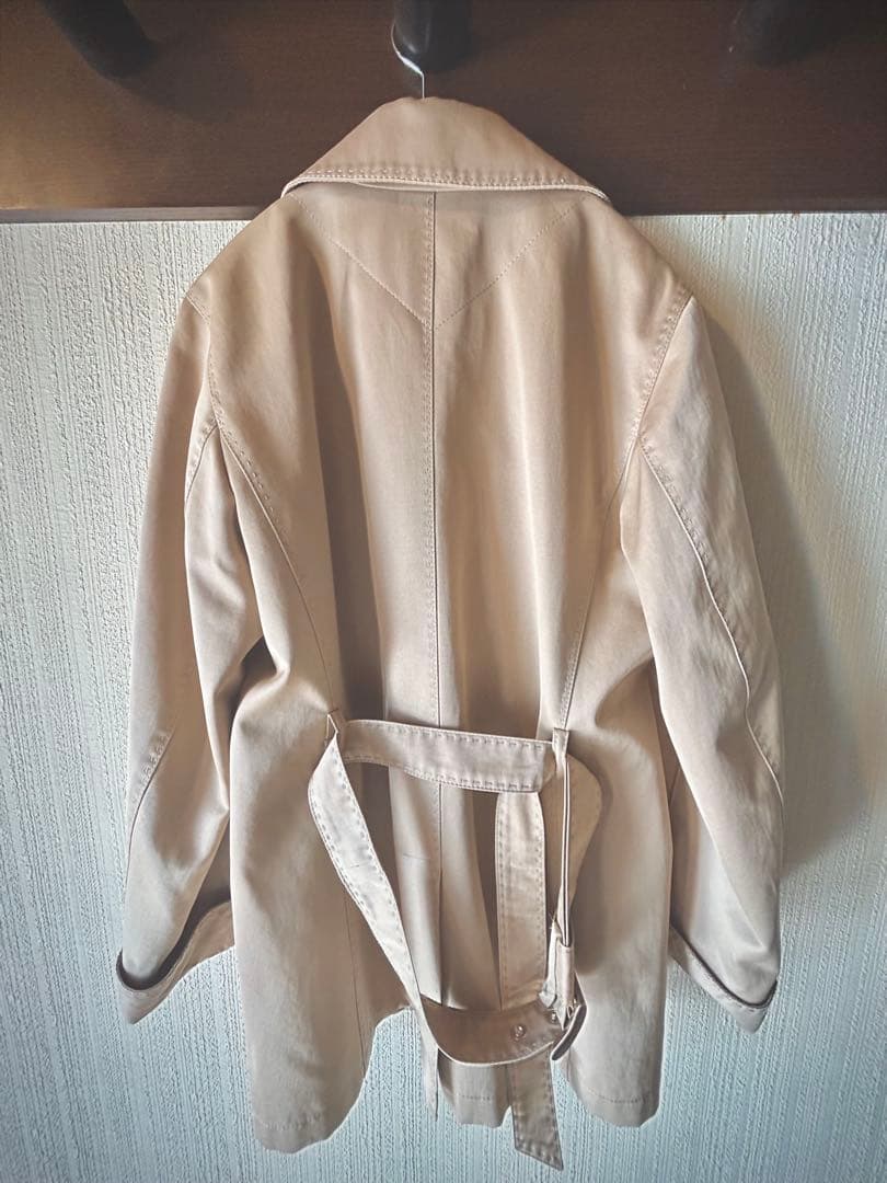 MaxMara ベージュ トレンチコート　ショートコート