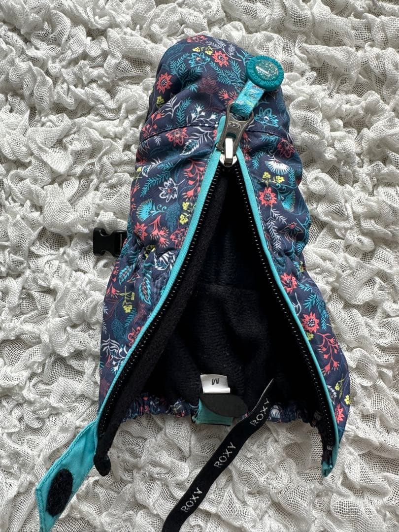 【お得セット】ROXY子ども用スキーウェア 3点ネイビー 花柄