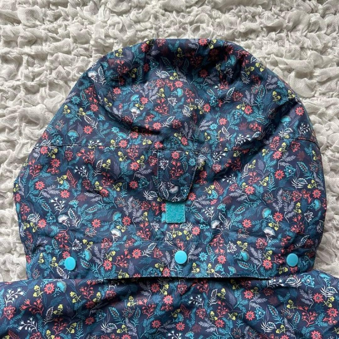 【お得セット】ROXY子ども用スキーウェア 3点ネイビー 花柄