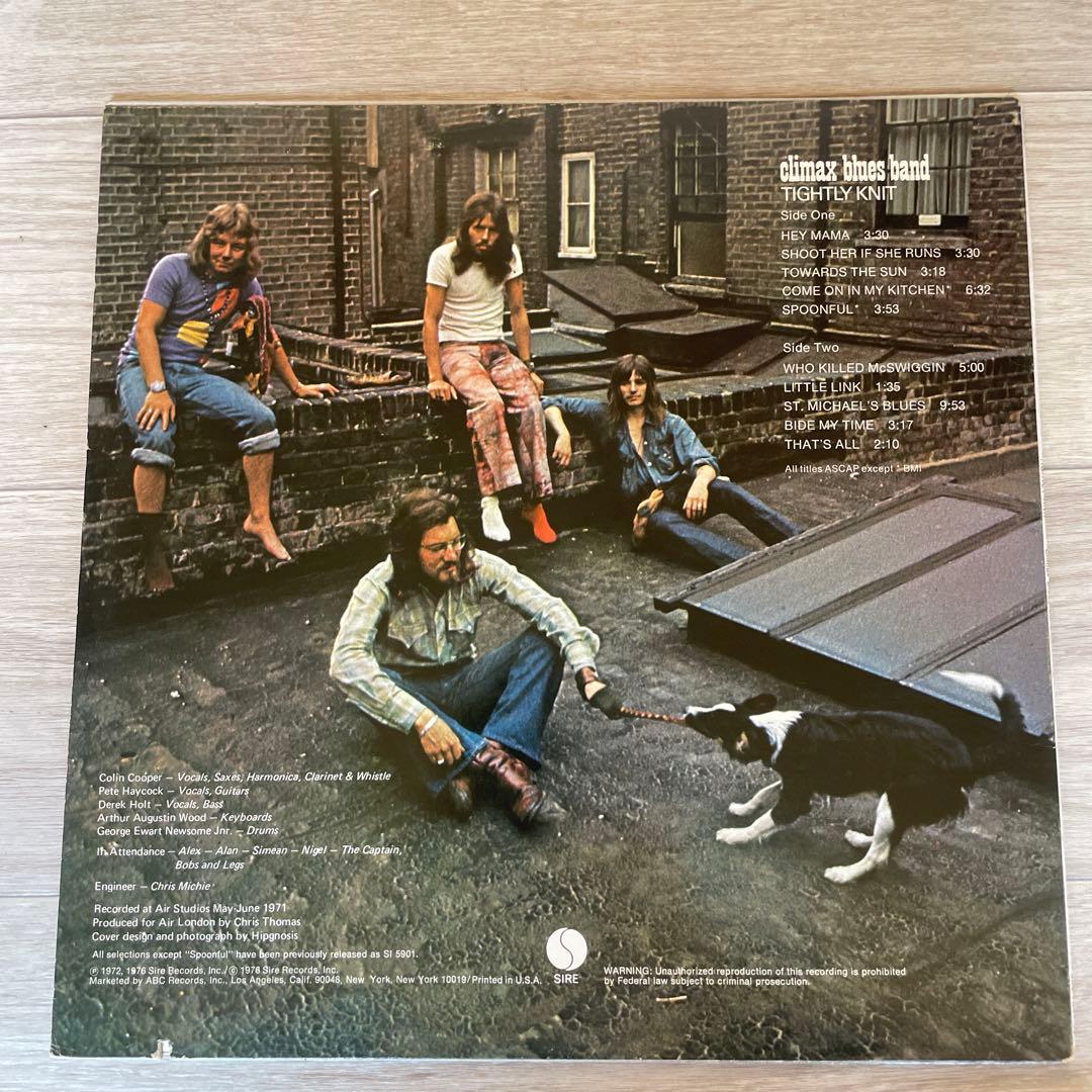 climax blues band TIGHTLY KNIT レコード