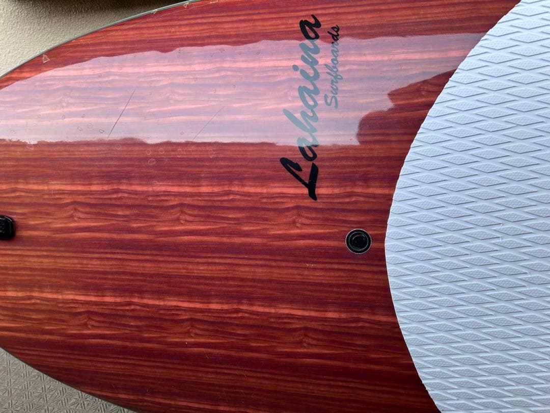 Lahaina 8'6 レッドブラウンウッド SUP パドルボード　ラハイナ