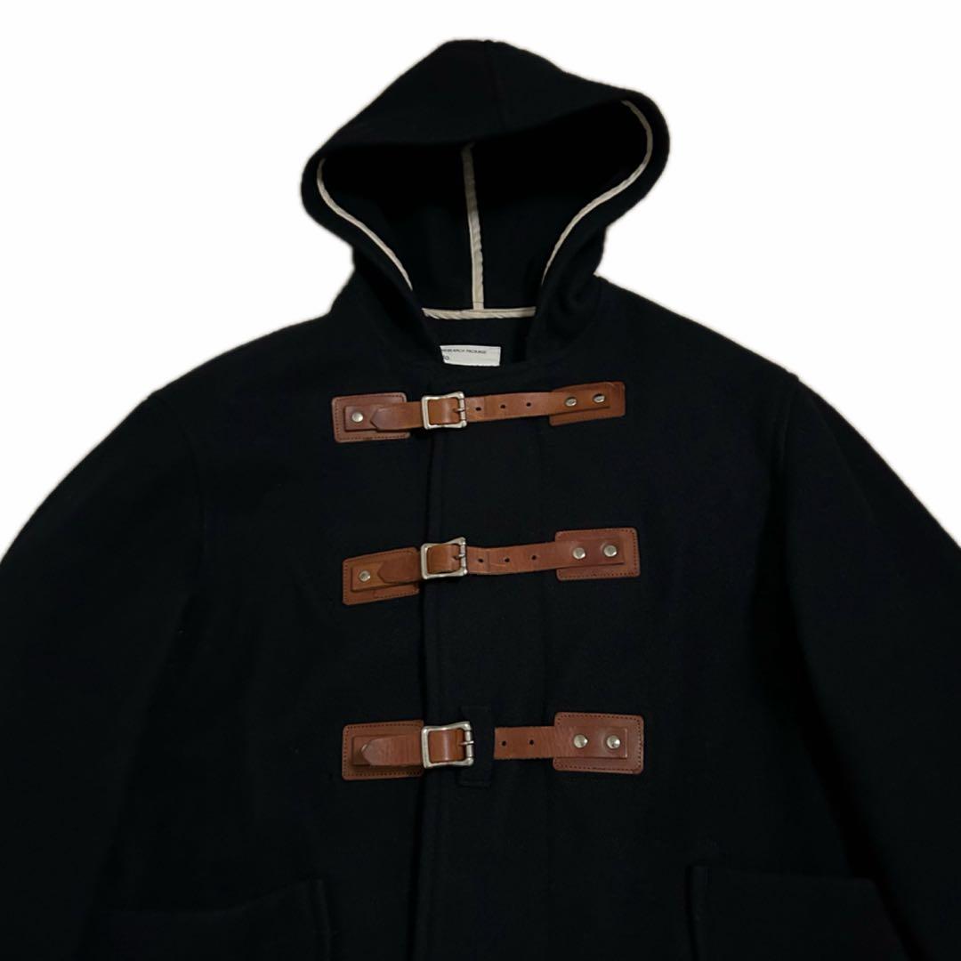 希少 GENERAL RESEARCH レザーベルトショートダッフルコート
