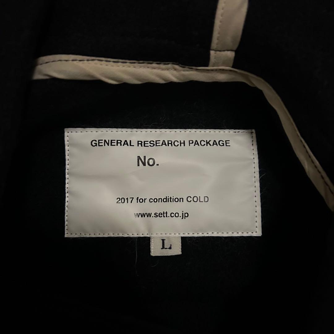 希少 GENERAL RESEARCH レザーベルトショートダッフルコート