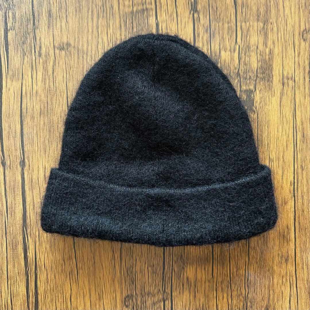 野村周平着 supreme シュプリーム モヘア ビーニー ニット帽 黒