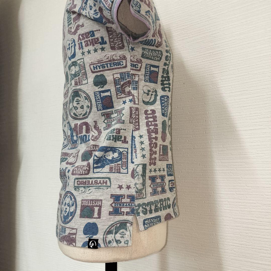 美品 HYSTERIC GLAMOUR 半袖 グレー系 ポロシャツ