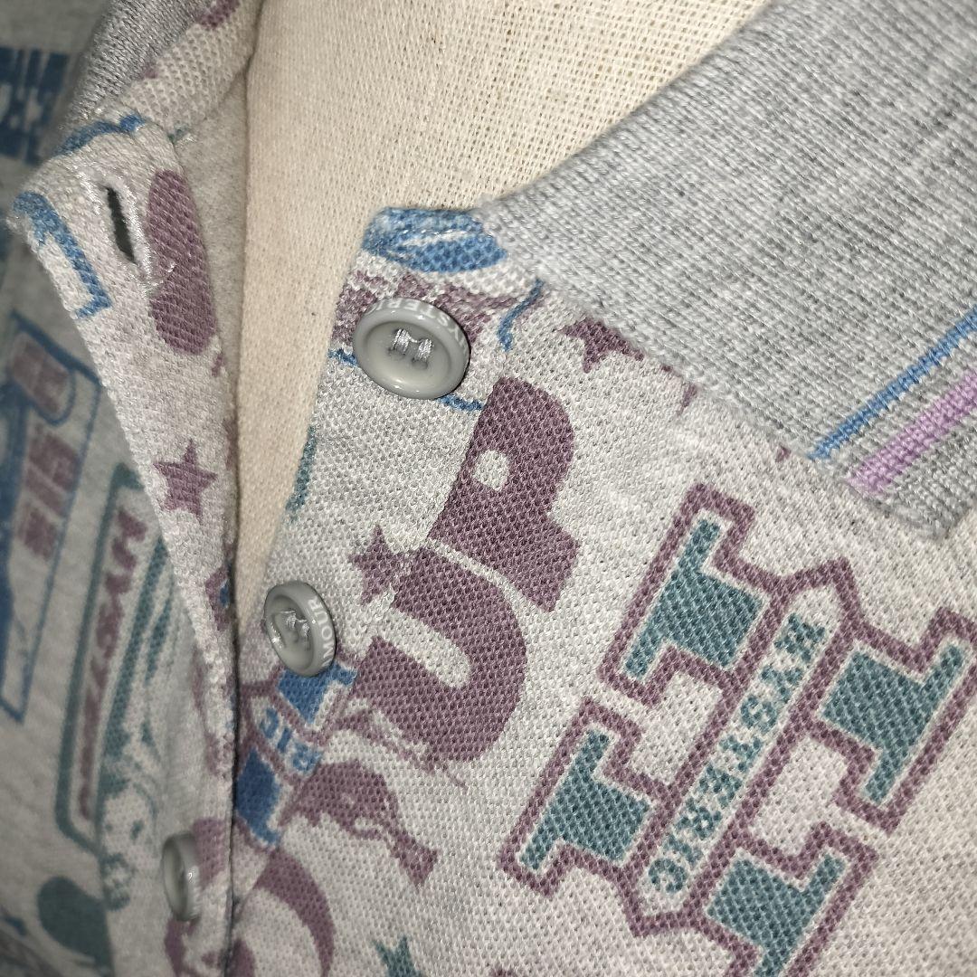 美品 HYSTERIC GLAMOUR 半袖 グレー系 ポロシャツ