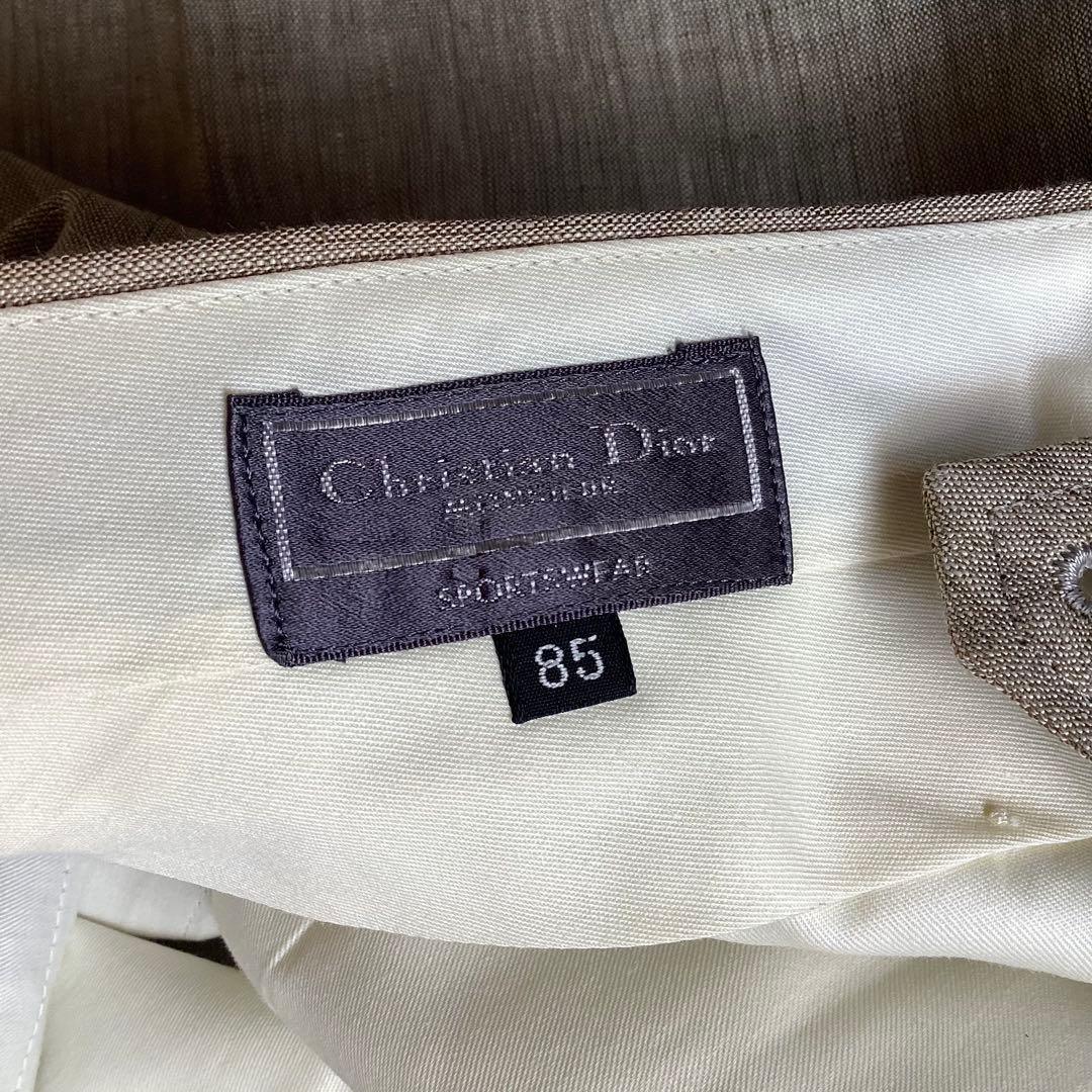 ChristianDior ディオール　スーツセットアップ　ベージュ　リネン