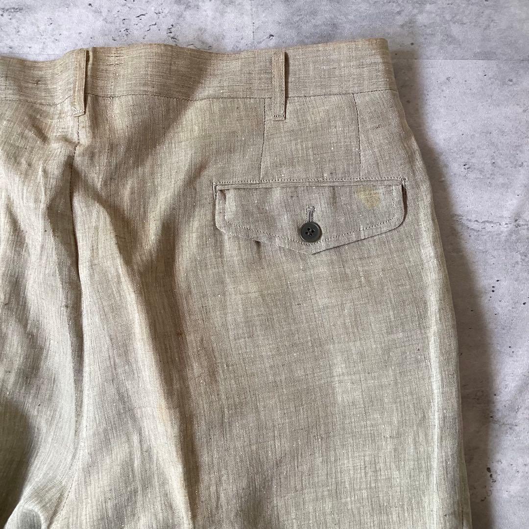 ChristianDior ディオール　スーツセットアップ　ベージュ　リネン