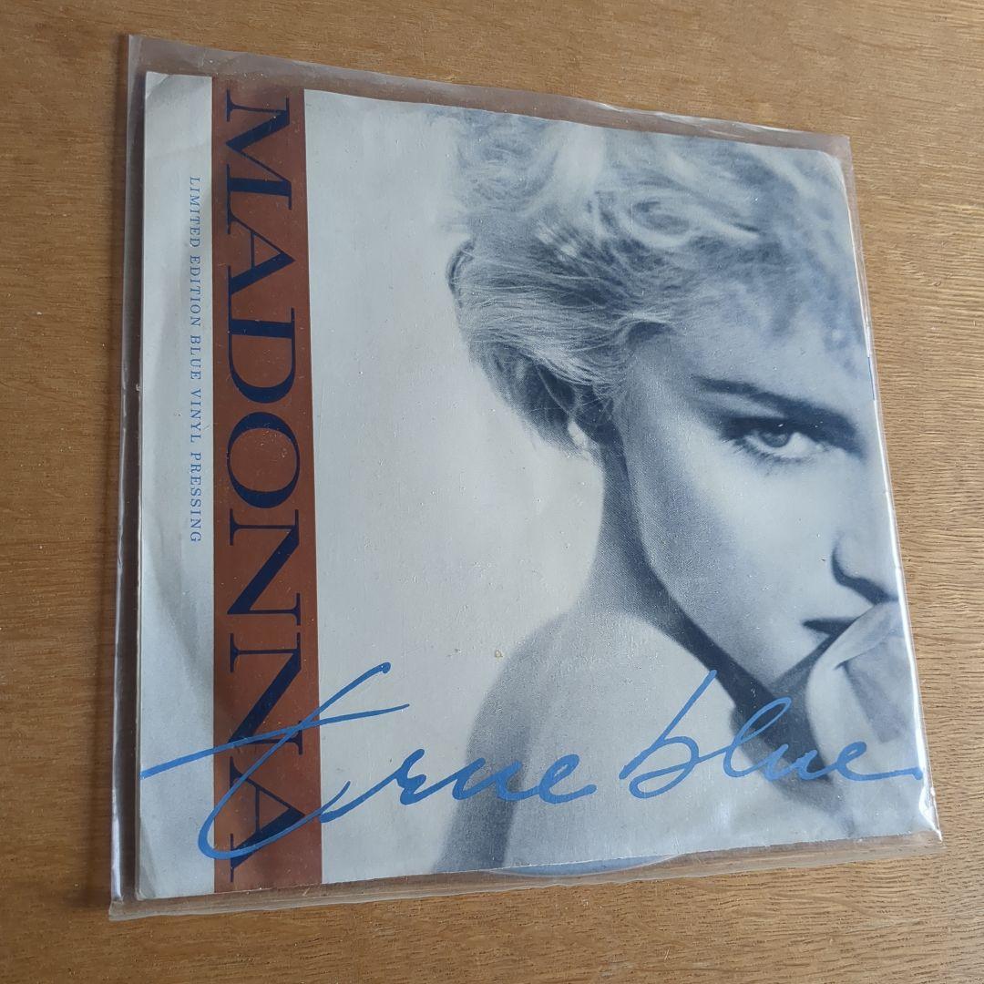 マドンナ　Madonna　True Blue　7\"　ブルーカラーレコード　輸入盤