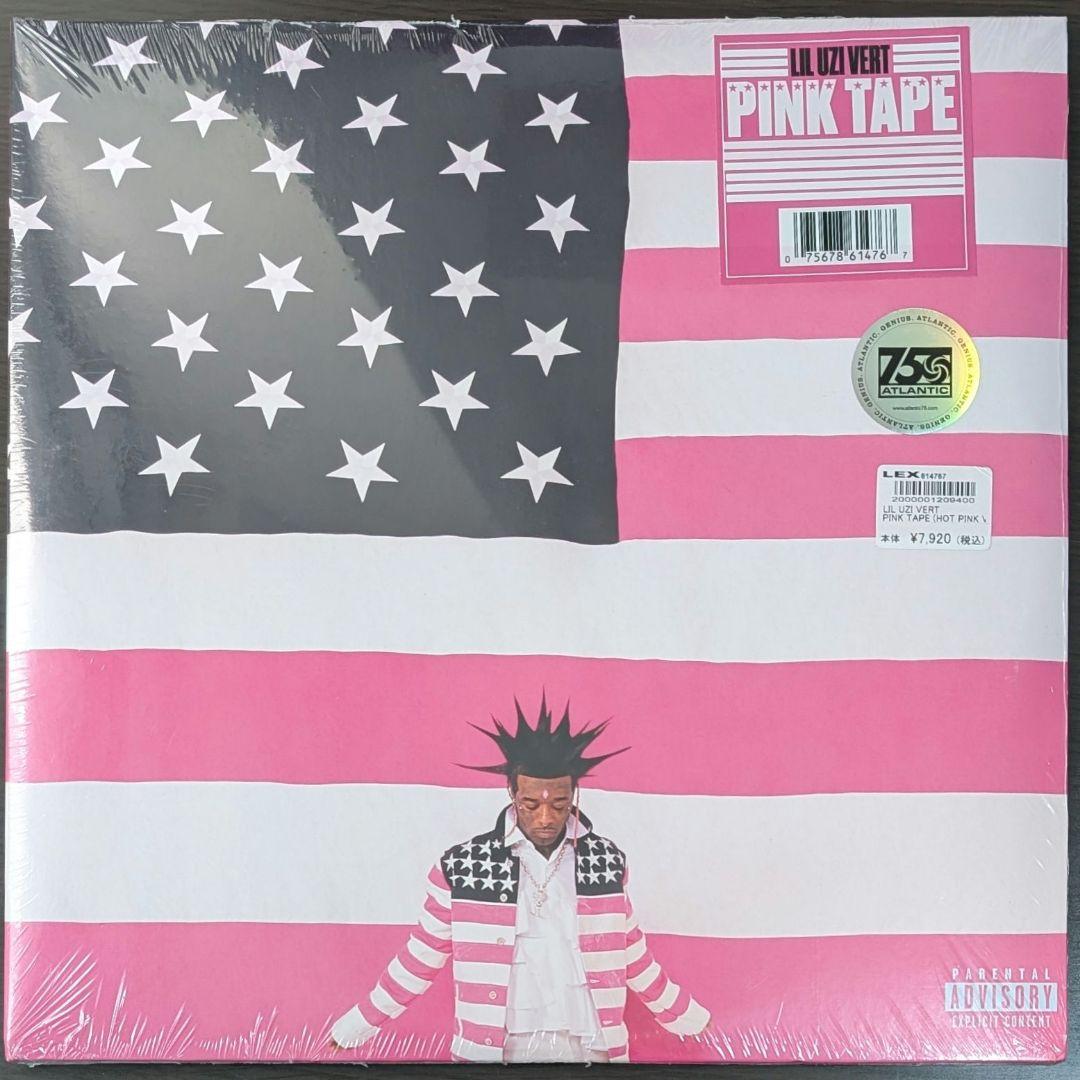 新品 Lil Uzi Vert Pink Tape Hot Pink レコード