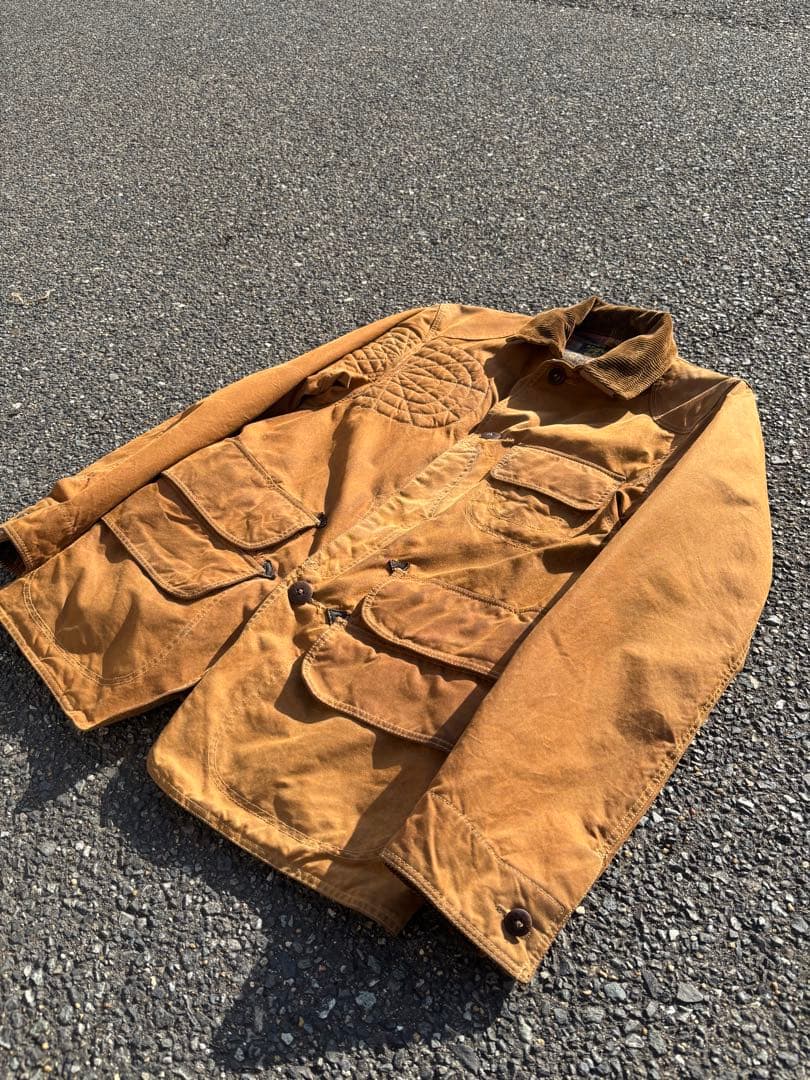 90s RRL ラルフローレン ハンティングジャケット 太畝コーデュロイ襟