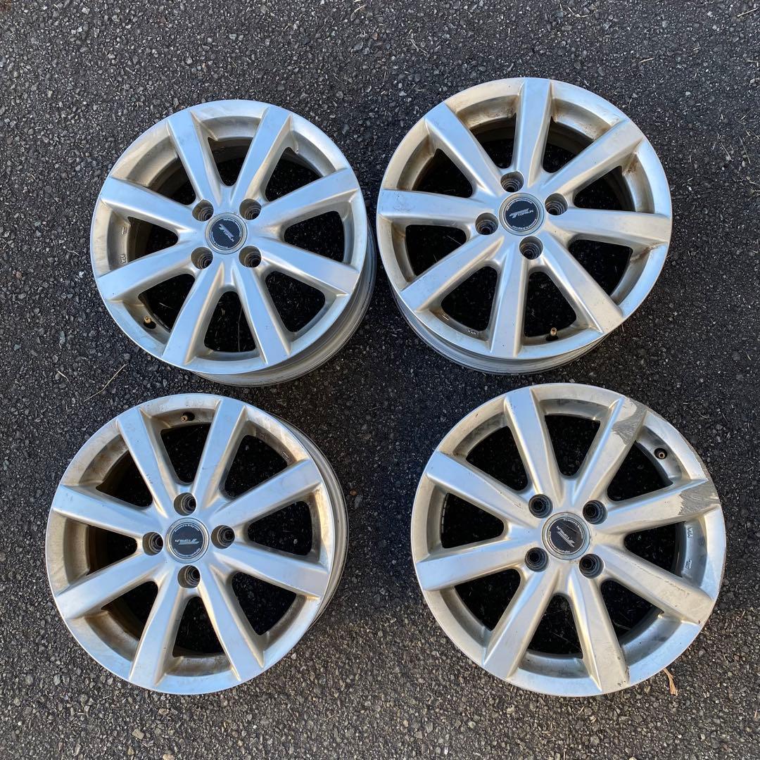 【4本セット送料無料】15×5.5J+45 4H 100 15インチホイール