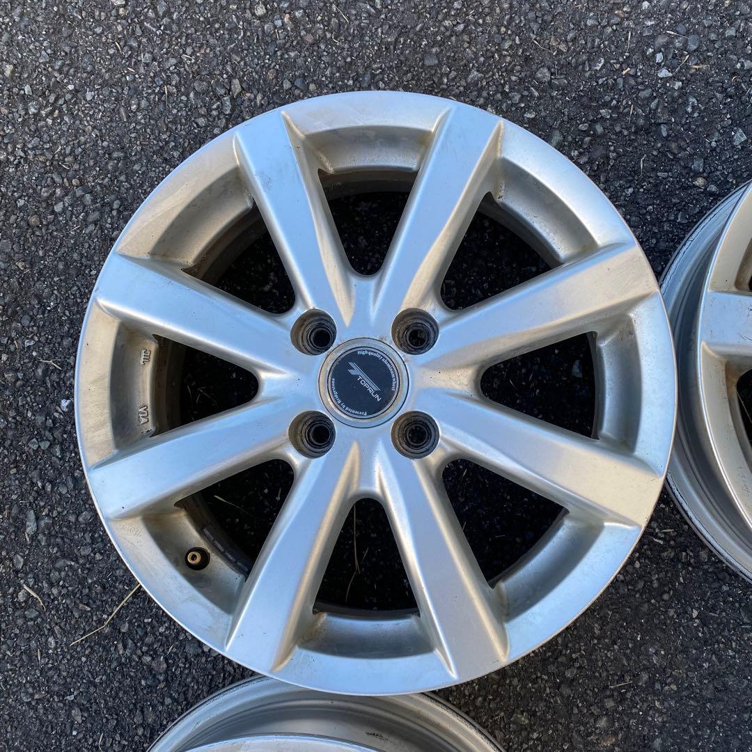 【4本セット送料無料】15×5.5J+45 4H 100 15インチホイール