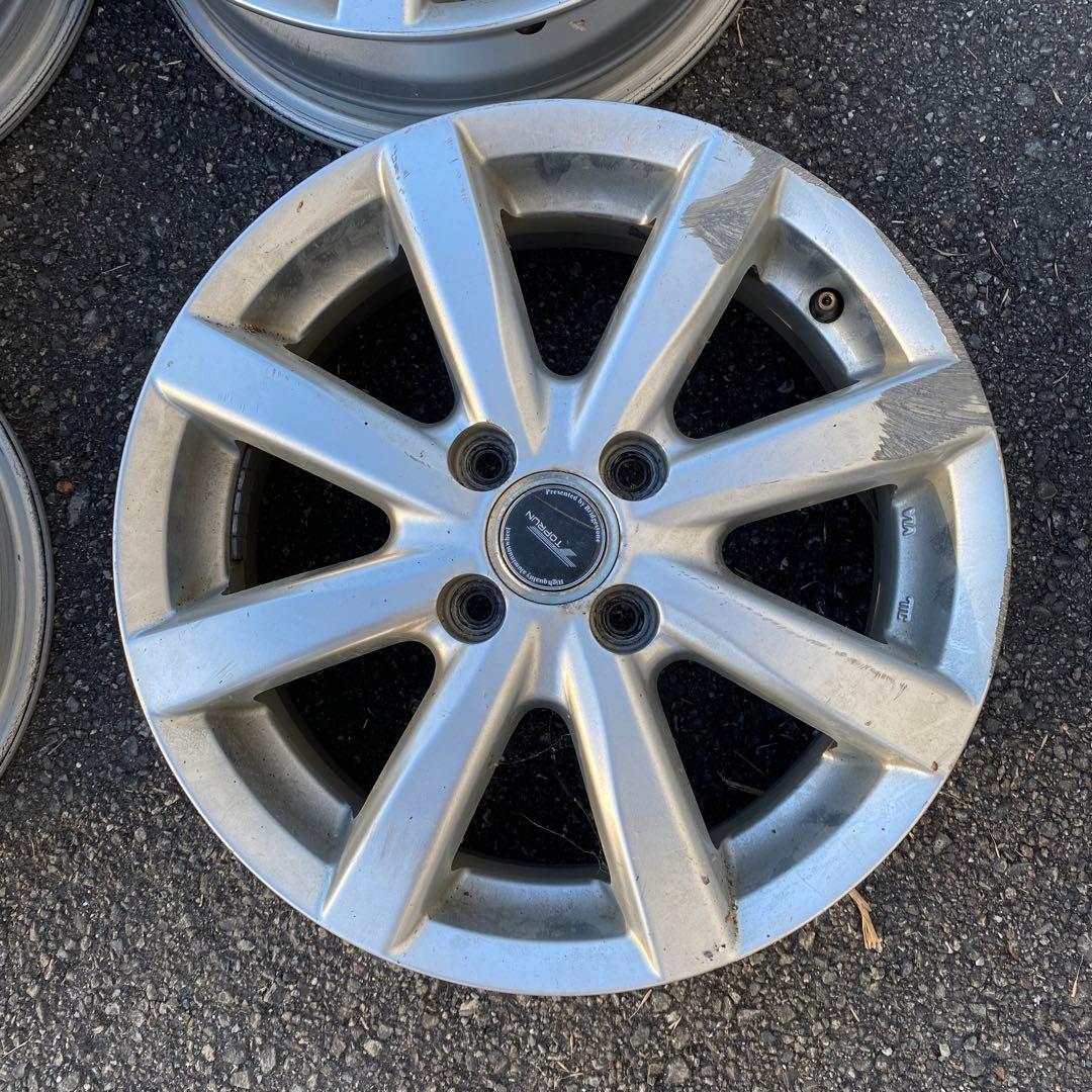 【4本セット送料無料】15×5.5J+45 4H 100 15インチホイール