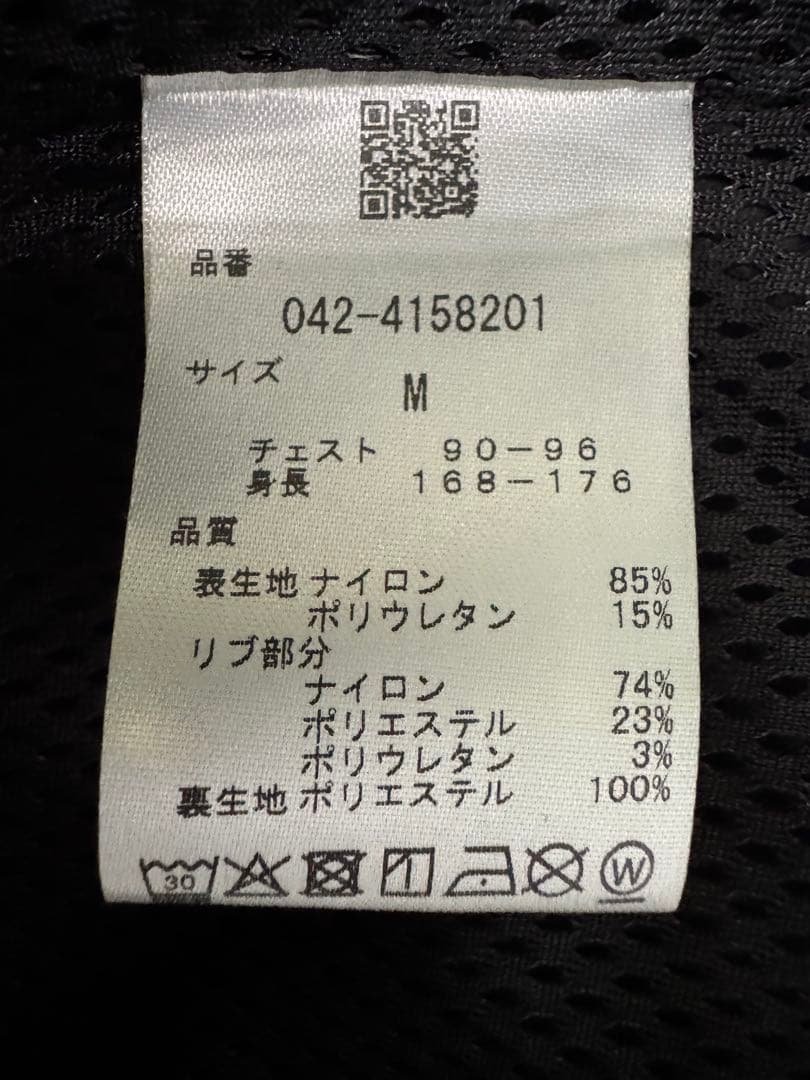 ST ANDREWS メンズブラック ジップアップベスト