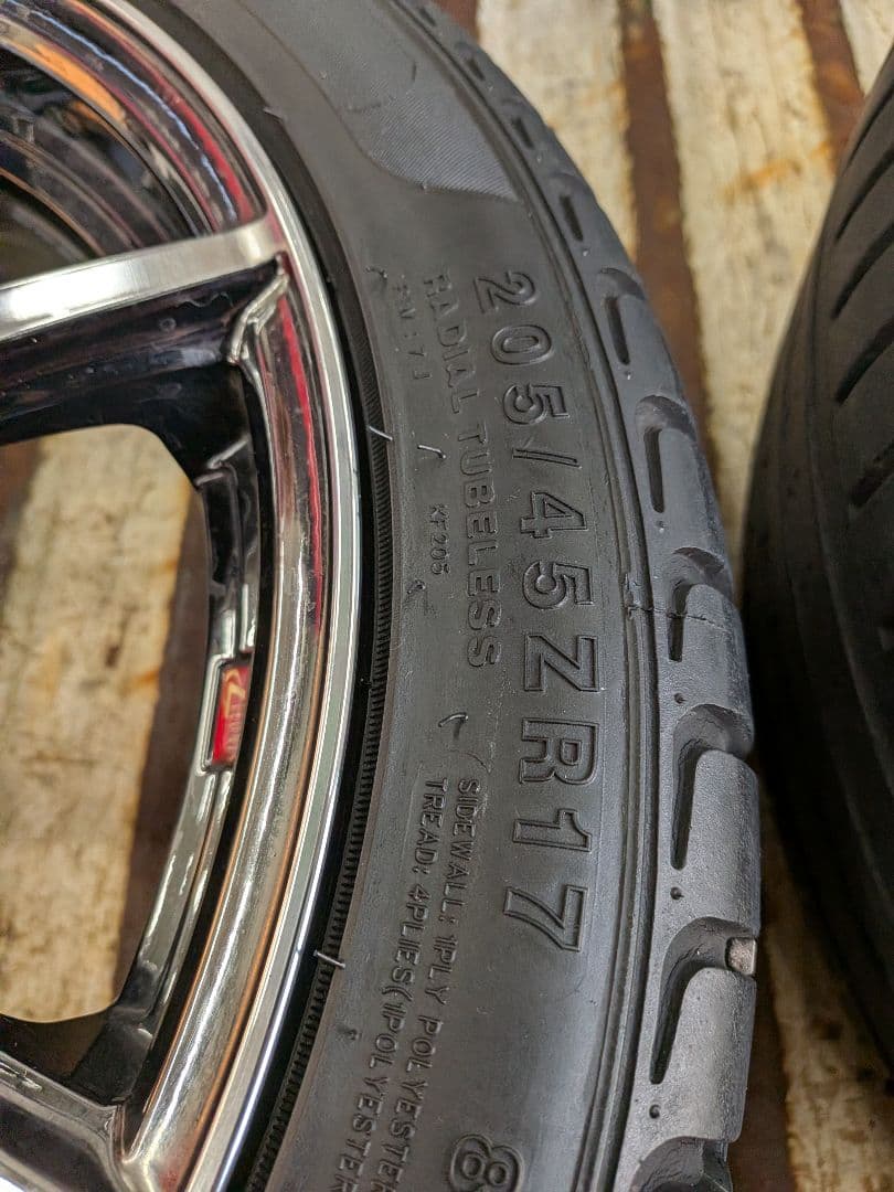 最終値下げ　Weds 17インチ +50 205/45R17