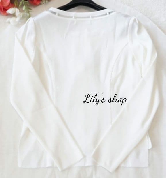 極美品♡ルネ♡パールカーディガン