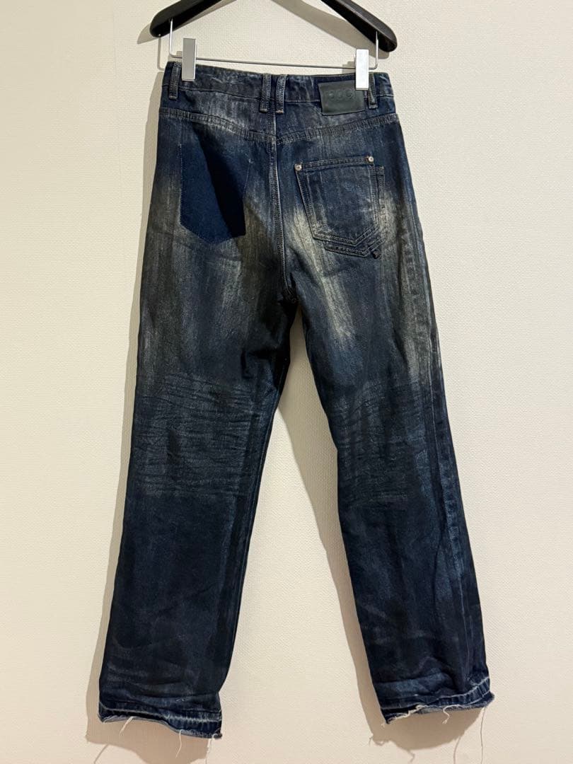 racer worldwide OVERPAINTED DENIM デニムパンツ