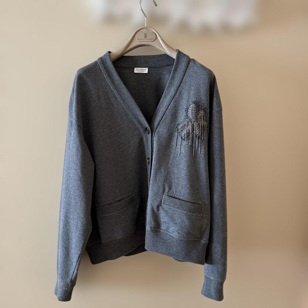 BRUNELLO CUCINELLI グレー カーディガン