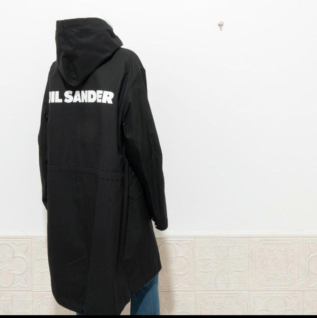 は*わ様 試着のみ JIL SANDER ロゴ入りモッズコート　サイズ50