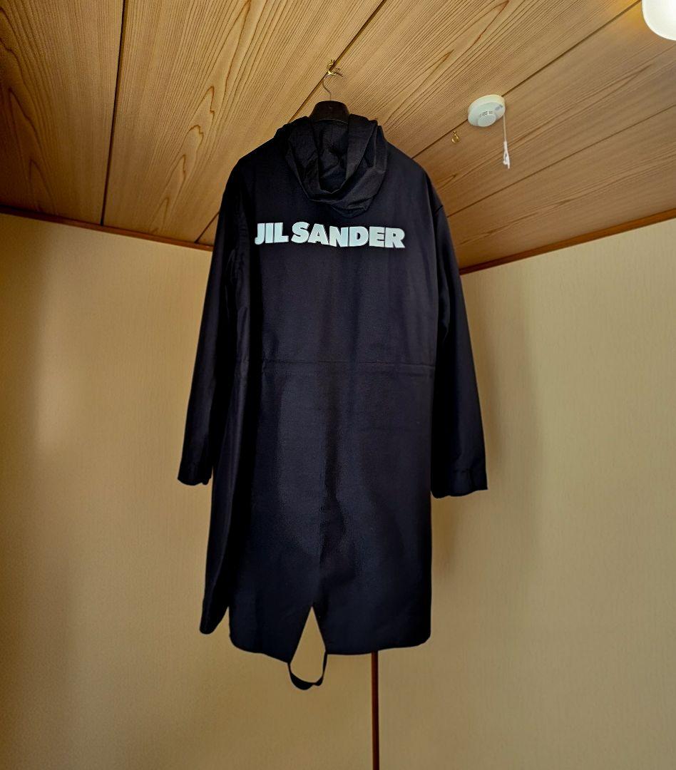 は*わ様 試着のみ JIL SANDER ロゴ入りモッズコート　サイズ50