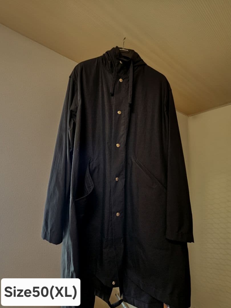 は*わ様 試着のみ JIL SANDER ロゴ入りモッズコート　サイズ50