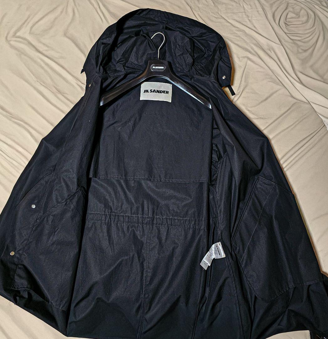 は*わ様 試着のみ JIL SANDER ロゴ入りモッズコート　サイズ50