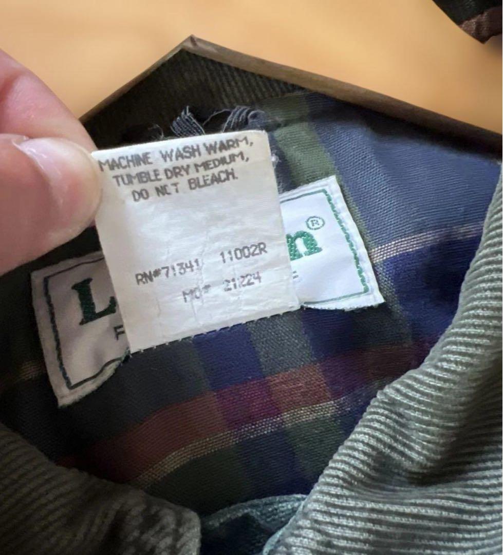 y*.様 llbean フィールドコート 80's グリーン L