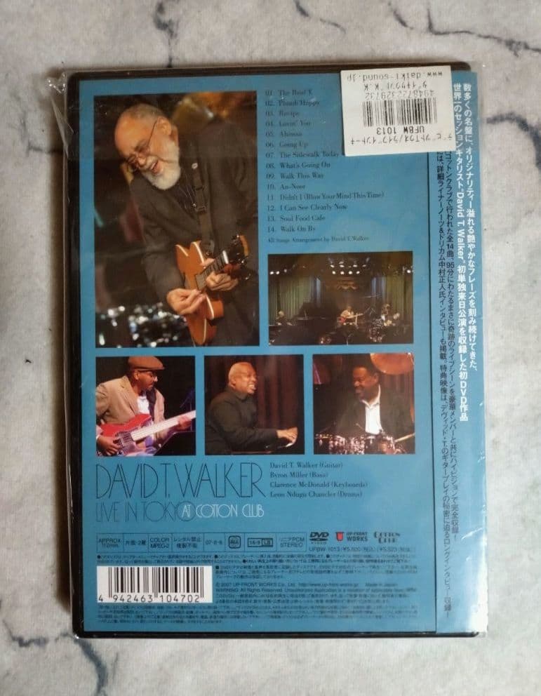 【新品未使用★傑作DVD！】デヴィッド・T・ウォーカー／ライブ・イン・トーキョー