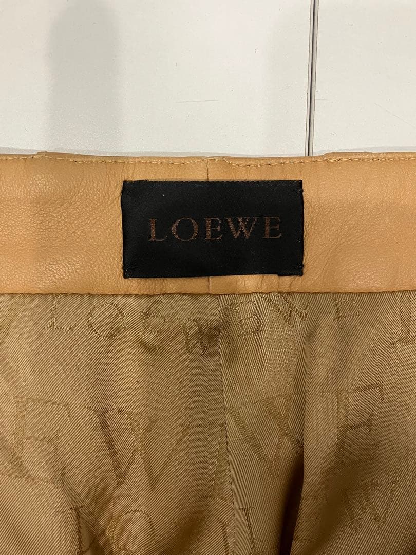 LOEWE レザーパンツ【3】¨̮⃝