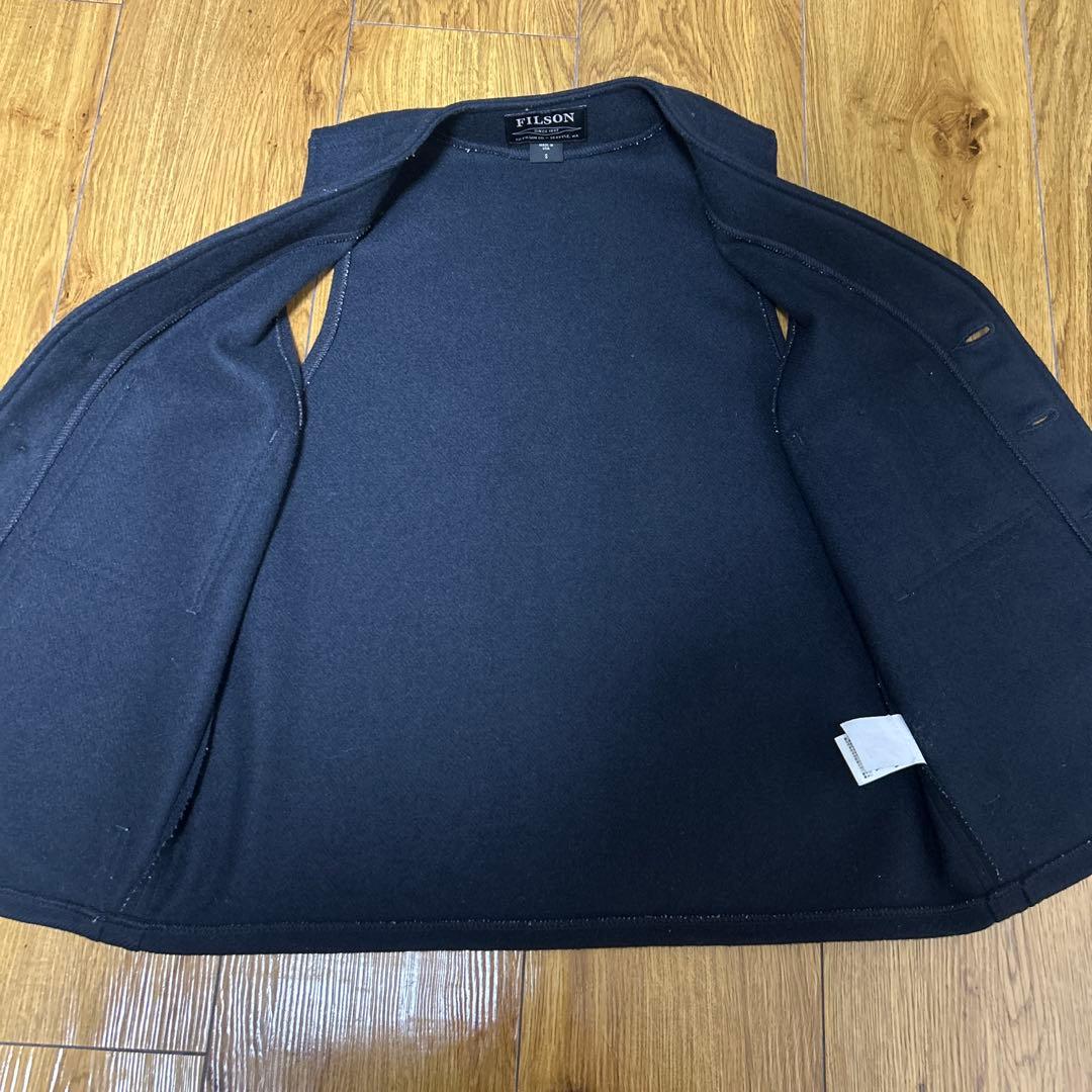 ひでちゃんFILSON マッキノー ウールベスト サイズ S ネイビー