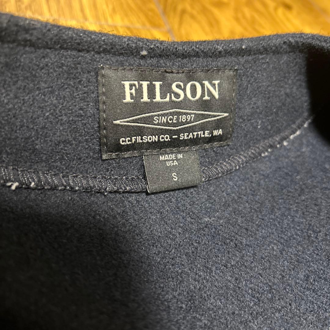 ひでちゃんFILSON マッキノー ウールベスト サイズ S ネイビー
