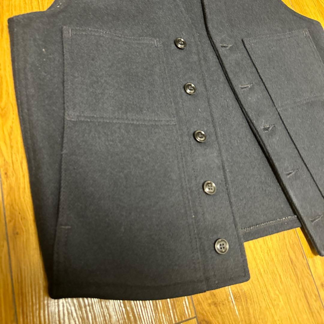 ひでちゃんFILSON マッキノー ウールベスト サイズ S ネイビー
