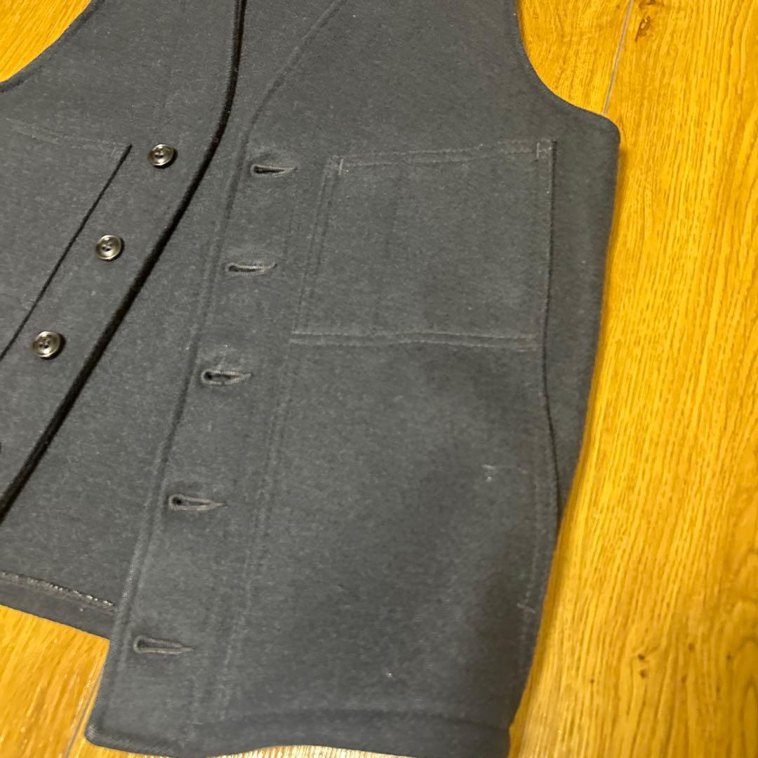 ひでちゃんFILSON マッキノー ウールベスト サイズ S ネイビー