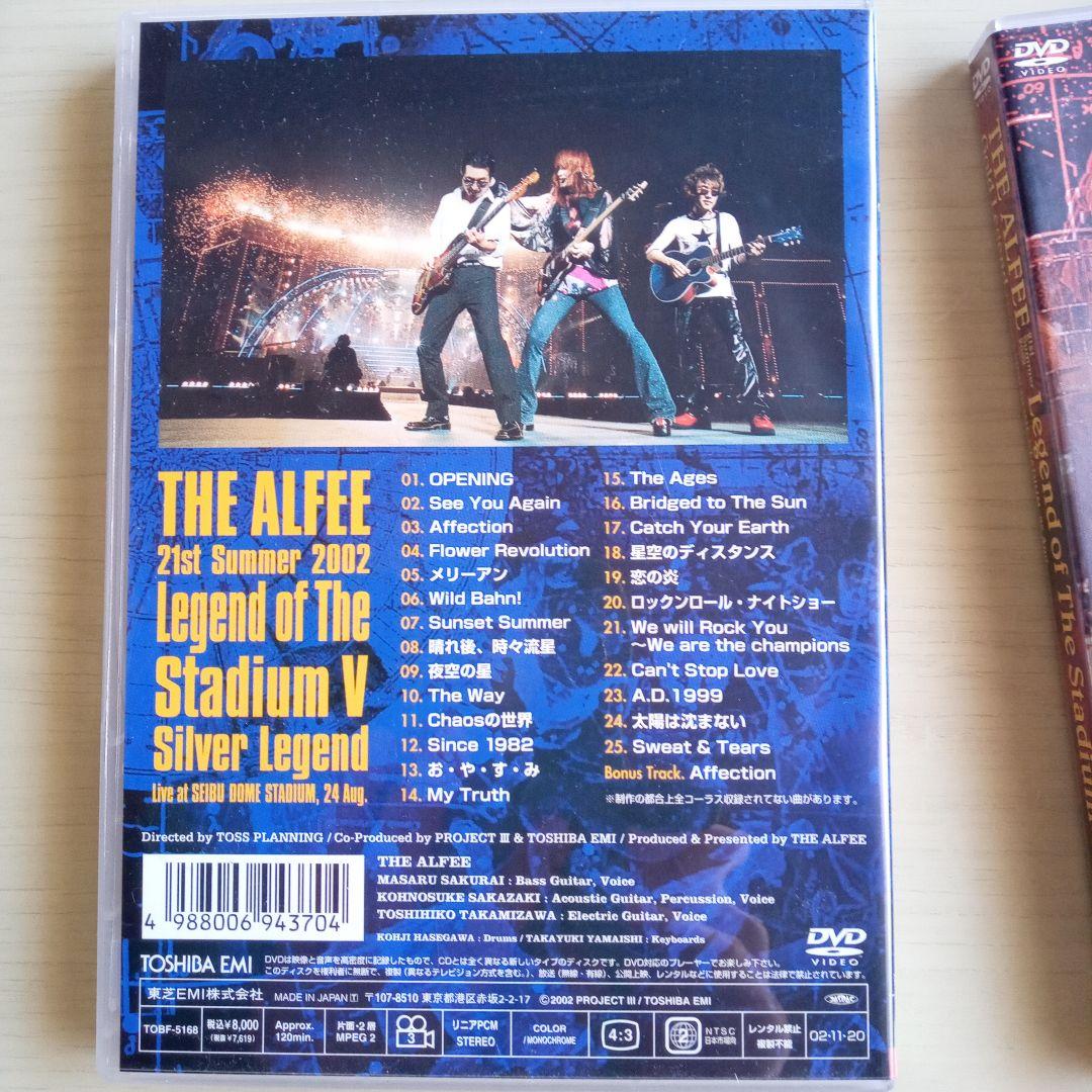 THE ALFEE/21st Summer 2002 DVDセット売り