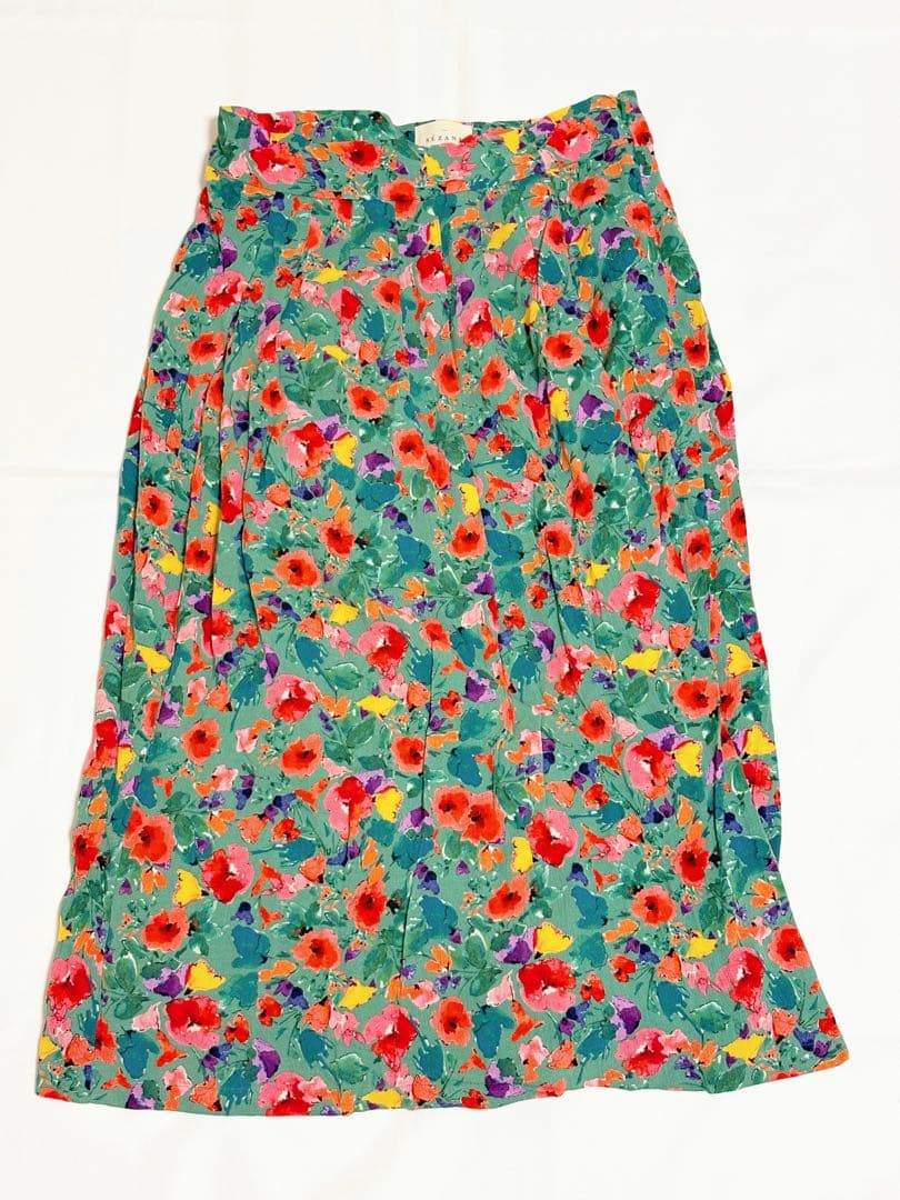 【sezane セザンヌ】花柄 スカート S M 新品 未使用【正規購入品】