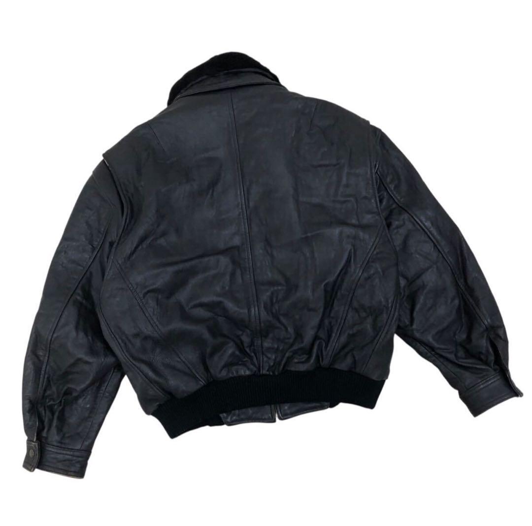 古着 BROWNING ブローニング 本革 フライトジャケット メンズ L