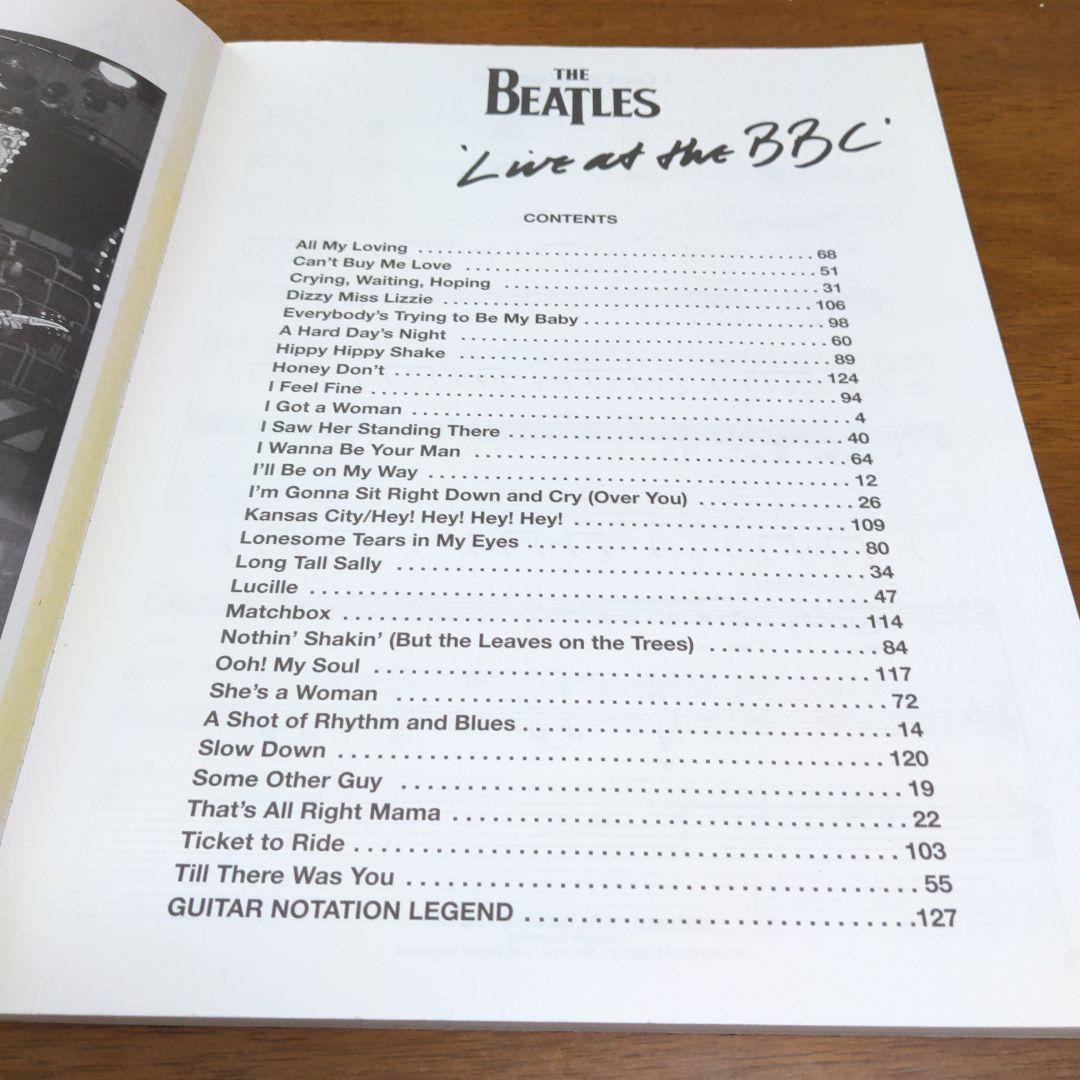 The Beatles 'Live at the BBC' 楽譜集