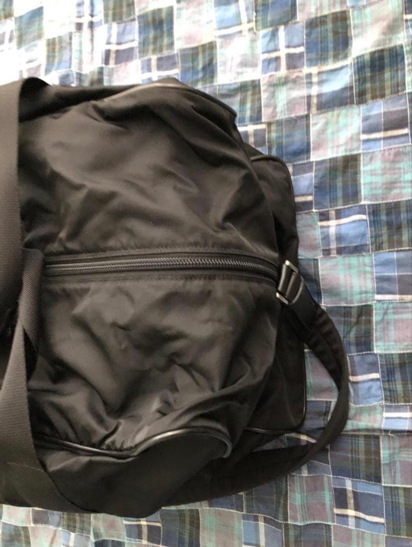 PRADA プラダ ボストンバッグ ナイロン レザー 黒 ブラック V70