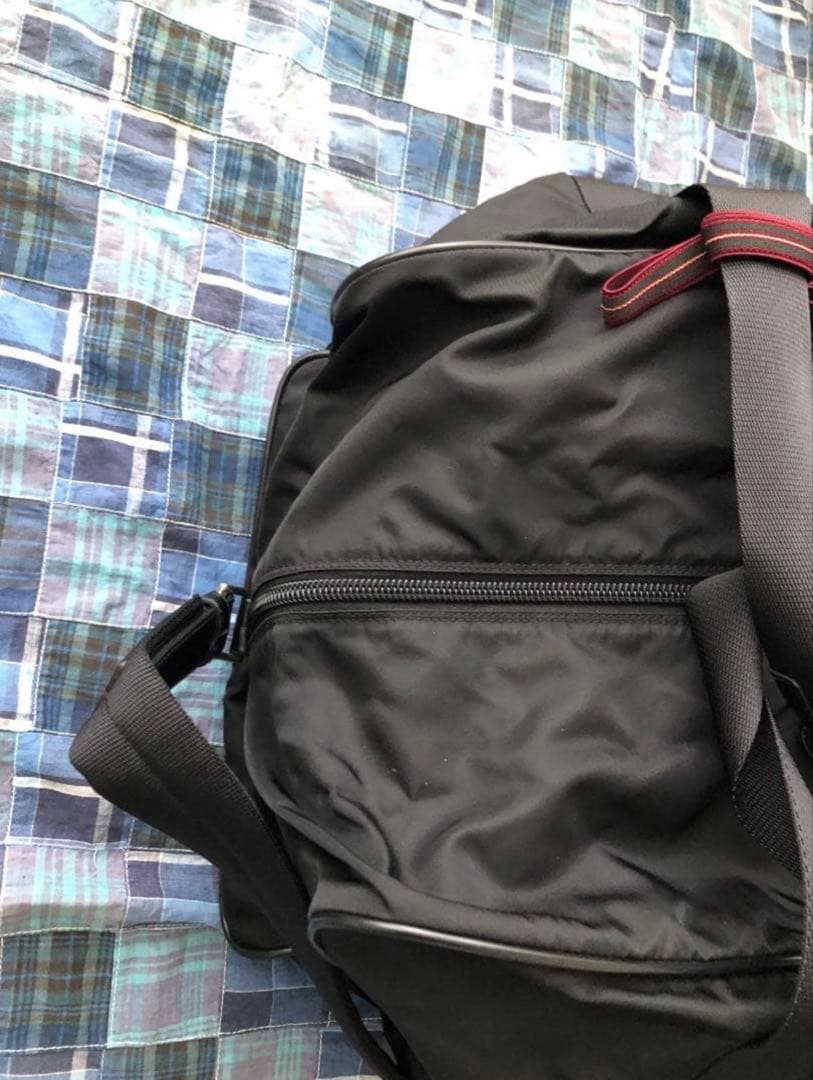 PRADA プラダ ボストンバッグ ナイロン レザー 黒 ブラック V70