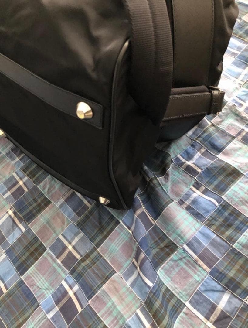 PRADA プラダ ボストンバッグ ナイロン レザー 黒 ブラック V70