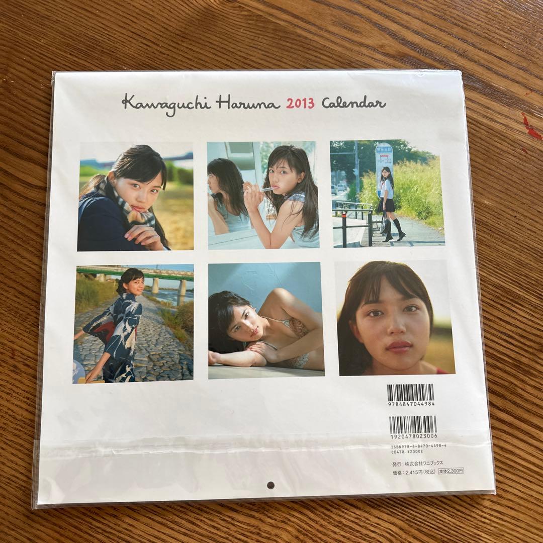 川口春奈さん2013カレンダー！！直筆サイン入り！！