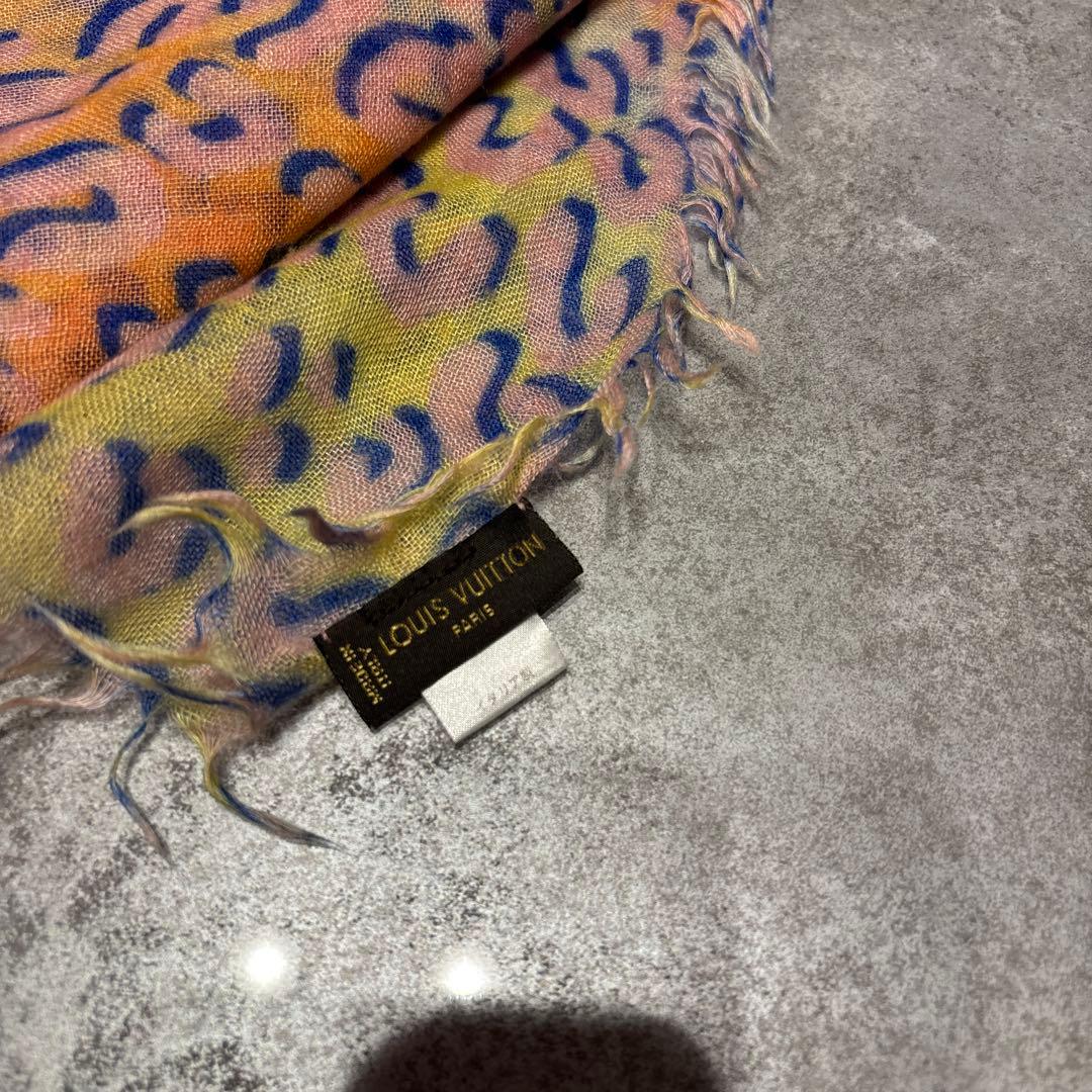 Louis Vuitton レオパード柄 ストール